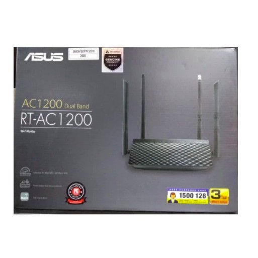 ASUS ROUTER AC 1200, RT-AC1200, AC1200, ROUTER WIFI, WIRELESS ROUTER