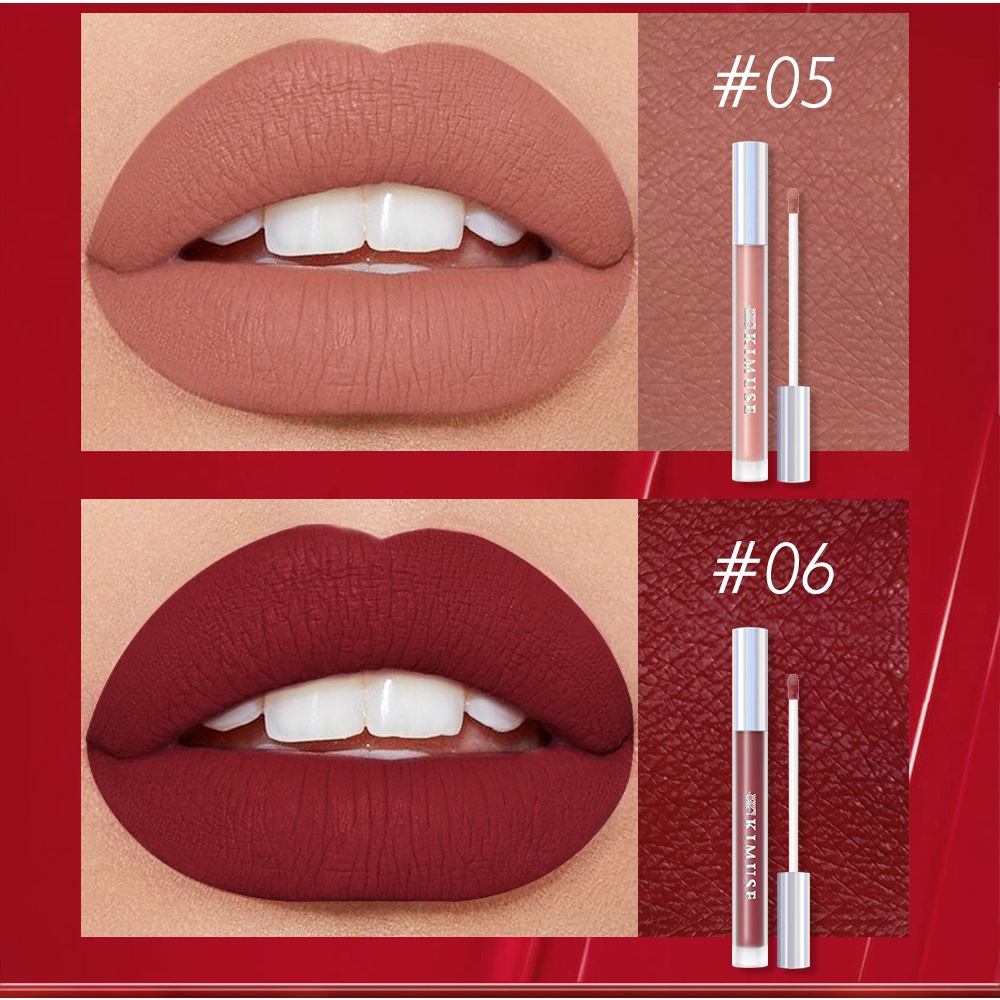 [HARGA PROMO][READY STOCK] Kimuse Air Creamy Matte Velvet Lipstick ORI KMS809 LIP GLOSS LIP TINT