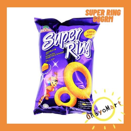 Oriental super ring mini pack / Snack cheese ring small pack 60grm HALAL MUI