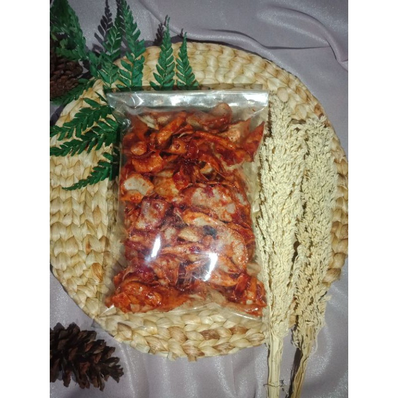 

KERIPIK SINGKONG BALADO (-+250gr)