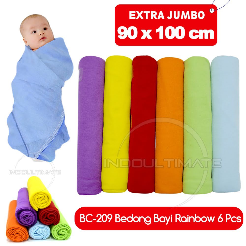 Bedong Bayi Polos Rainbow Pastel Tone Earth BABY LEON (PREMIUM) BABY STAR (STANDARD) Isi 6 Pcs [BC-209 100x90 cm] [BC-210 90x80 cm] Bedong Bayi BCS-9106 BCS-8106 Katun Selimut Bayi Bedong Bayi Bedong Alas Tidur Bayi Perlengkapan Bayi Baru Lahir