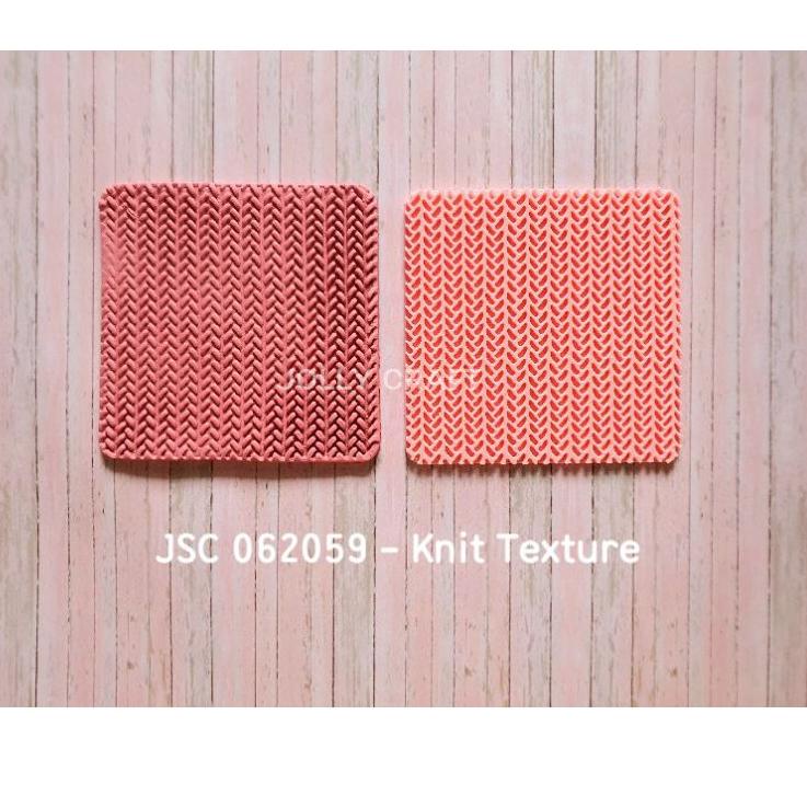 

Special Cookie cutter KNIT TEXTURE stamp only