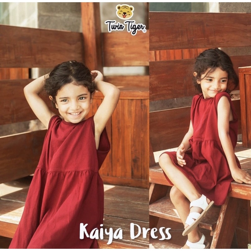 Twin Tiger Kaiya Dress Baby - Dress Anak