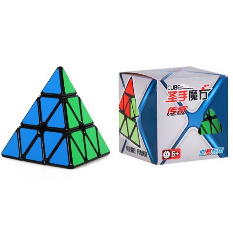 Rubik 3x3 Pyraminx Shengshou Sengso Legend BlackBase Original