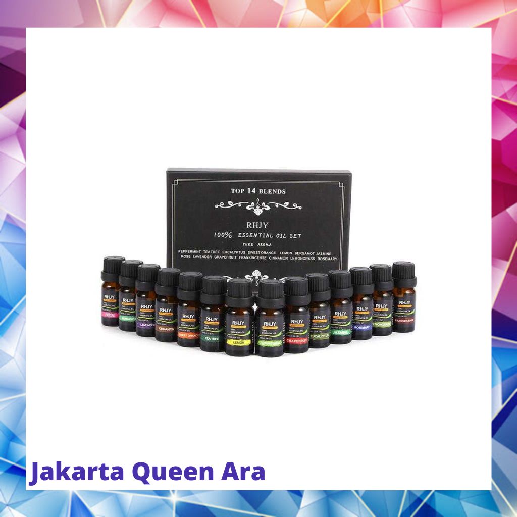 Firstsun Set Essential Oils Minyak Aromatherapy 10ml 14PCS RH-1