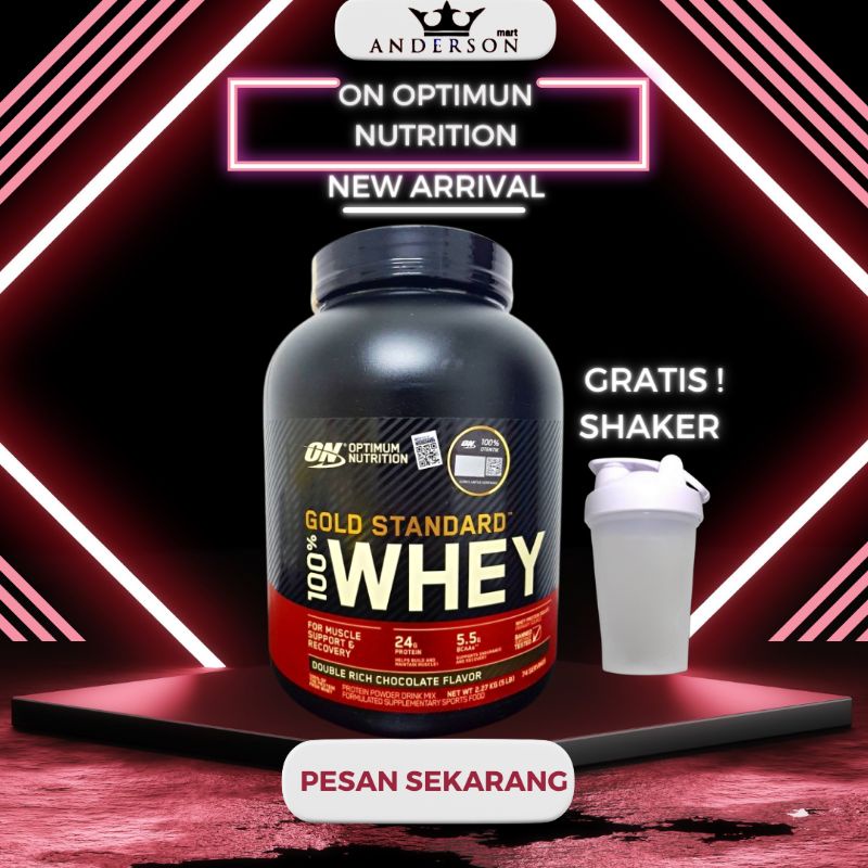 WHEY GOLD STANDARD ON 5LBS  / WGS / OPTIMUM NUTRITION / ON WHEY GOLD