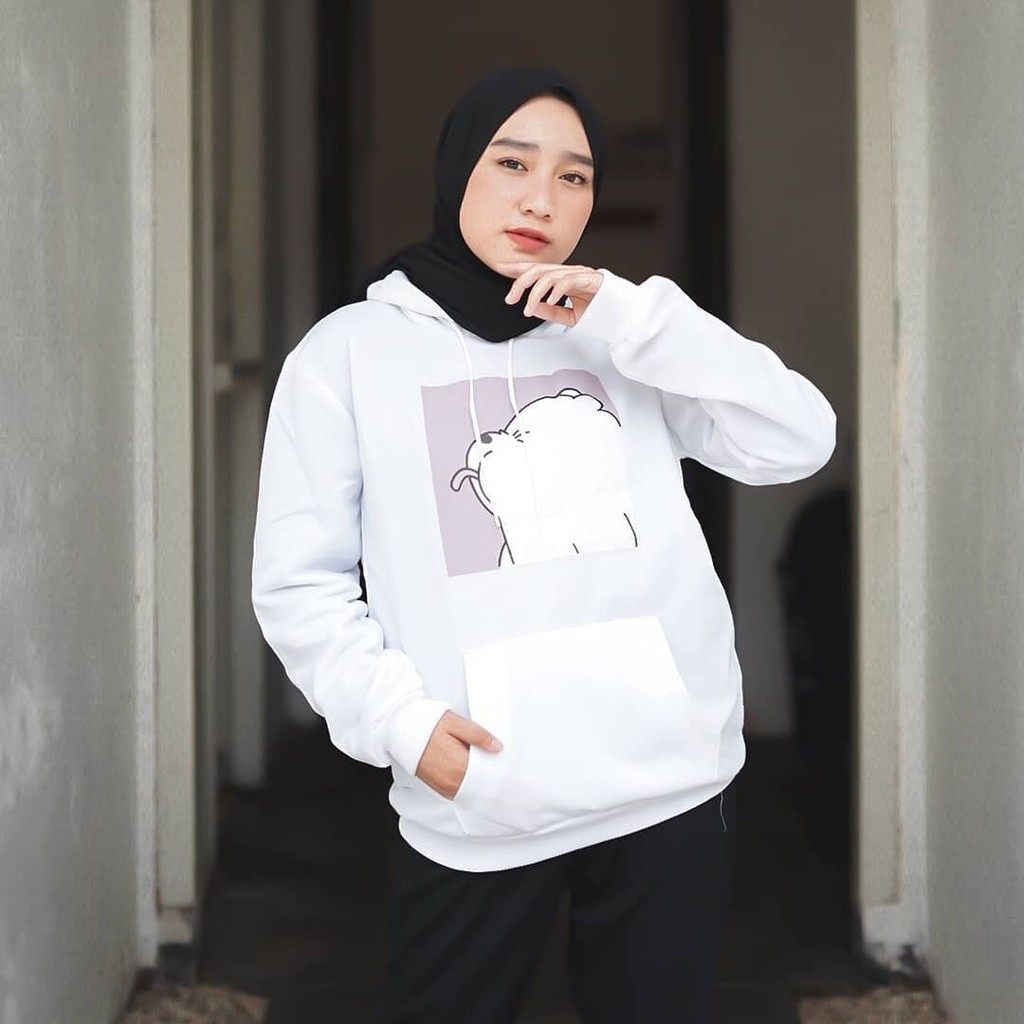 Cute Hoodie Cewek Terbaru l Sweater Hoodie Wanita Tebah Kpop COD