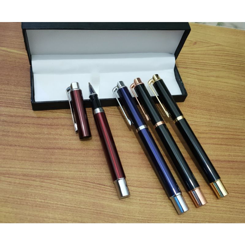 Pulpen Custom Pen Roller | Pen RollerBall 309| Roller Elegan | Tinta Gel | Custom Nama