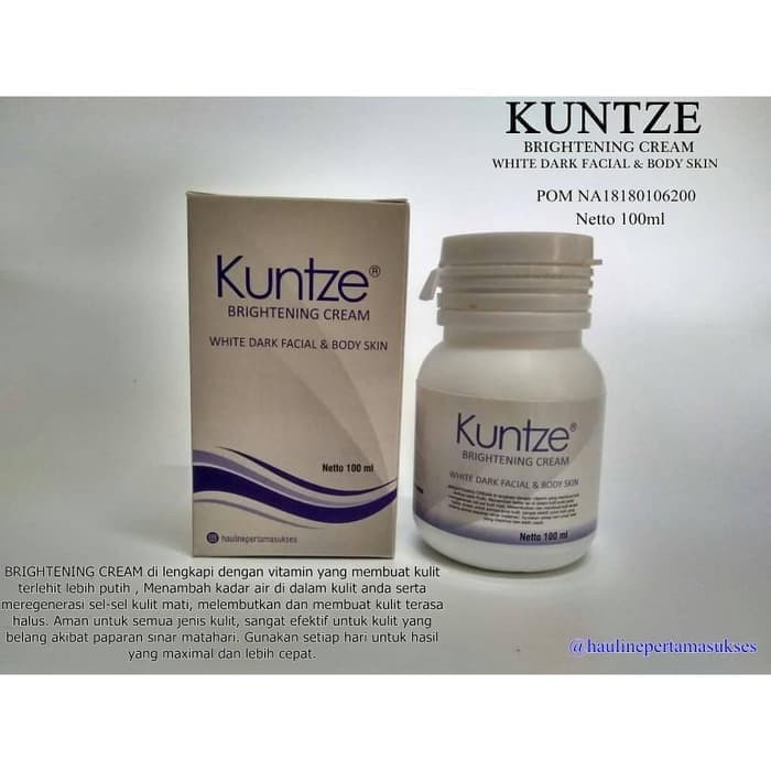 ✨LACIKOSME✨ KUNTZE BLEACHING BRIGHTENING CREAM WITH BODY SKIN &amp; DARK FACIAL