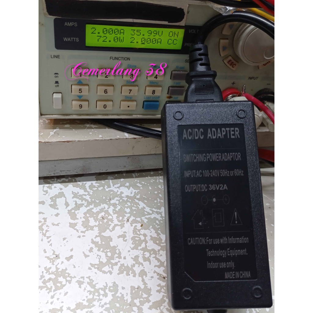 Switching Adaptor 36V 2A - Switching Power Supply Plastik Htm