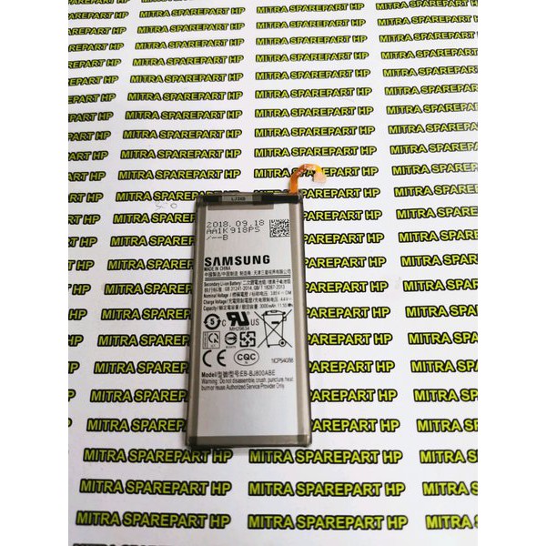 BATERAI BATERE BATTERY SAMSUNG J8 2018 J810 - J6 2018 J600 ORIGINAL