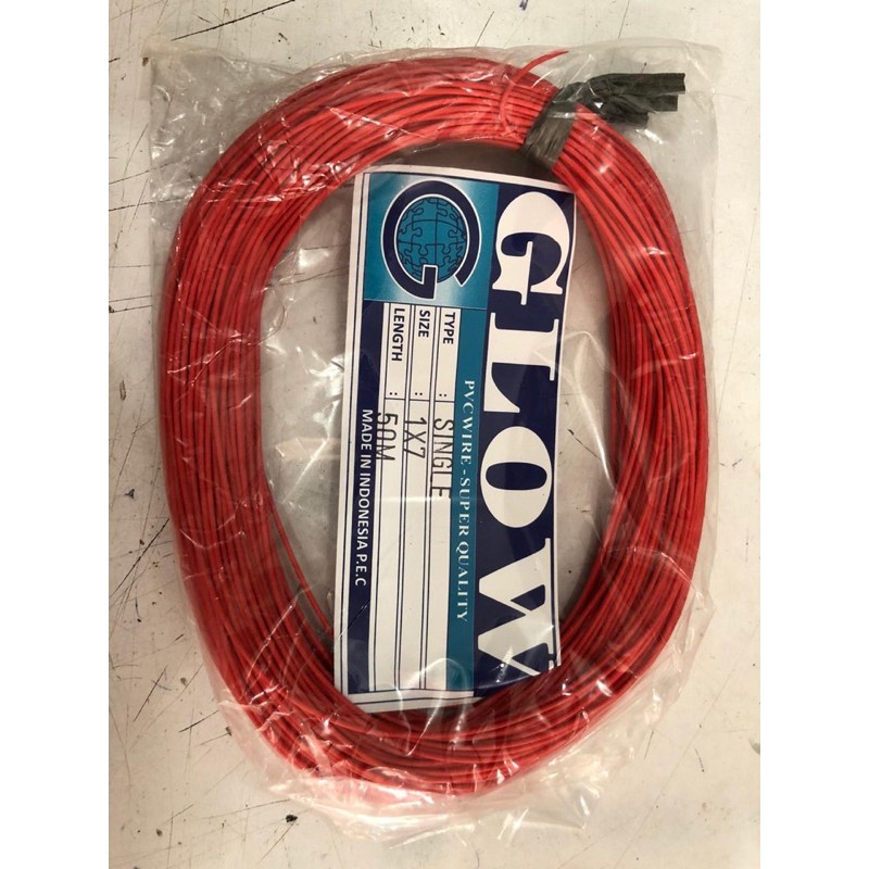 Kabel 1x7 serabut rol - cable 1 x 7 roll 50 meter full