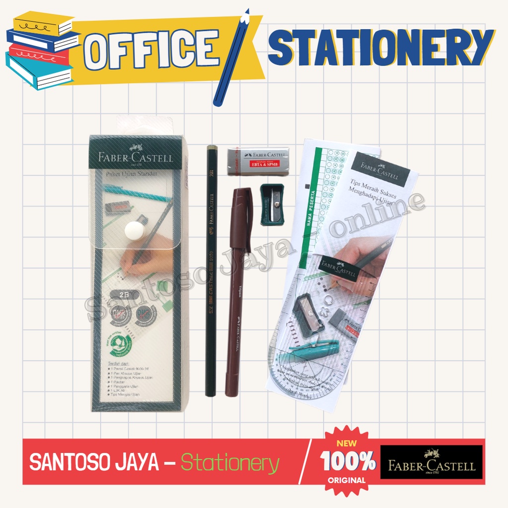 

Paket Ujian FABER CASTELL Standar - Exam Set Standard