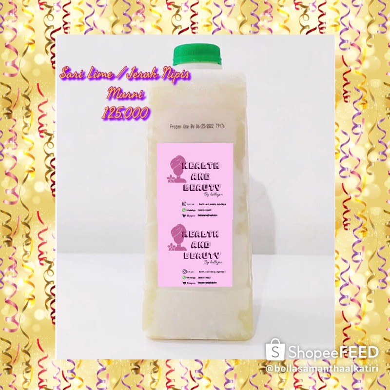 

Sari lime murni / jeruk nipis