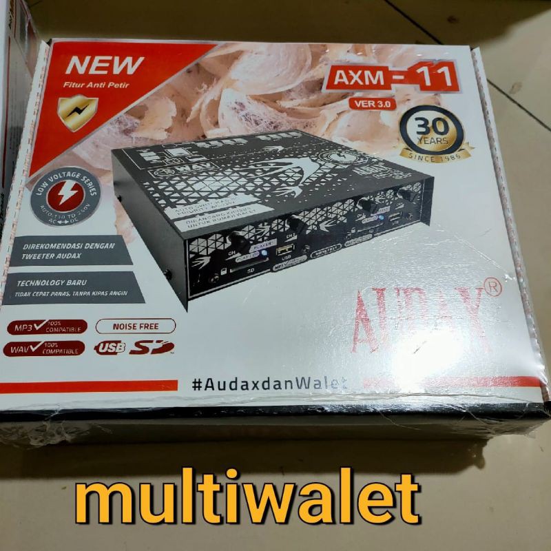 AMPLI AUDAX AXM 11 ORIGINAL ANTI P3TIR VERSI 3.0