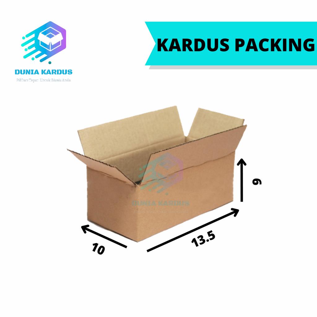 

Kardus Packing 13.5x10x6 - Kemasan Karton Box Dus Kotak Packaging Kecil Polos Murah Baru