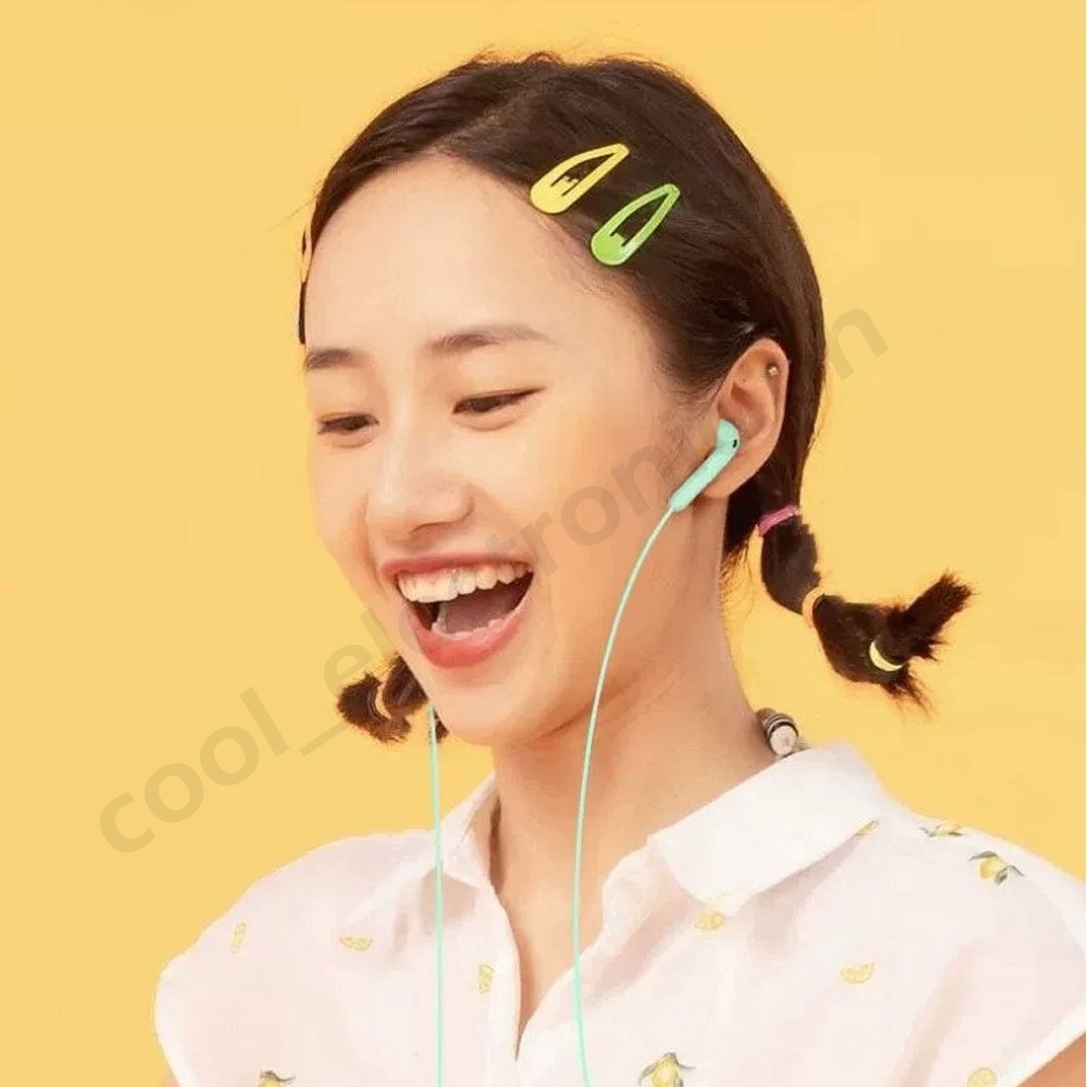 Headset U19 Macaron Bass HiFi Stereo 3.5mm Wired Earphone with Mic 120cm Earphones Murah