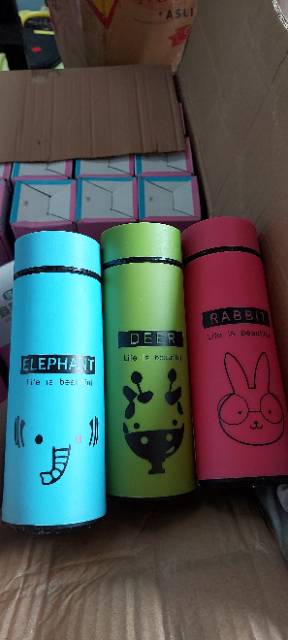 TERMOS KACA LIFE ANIMAL / BOTOL ANIMAL KACA