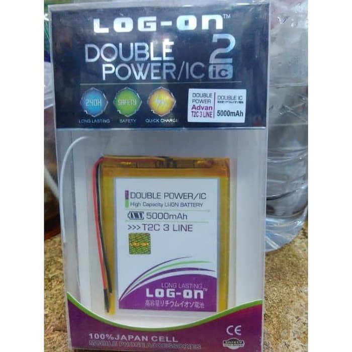 Batre Baterai Double Power IC Log-On ADVAN TABLET T2C 3 KBL