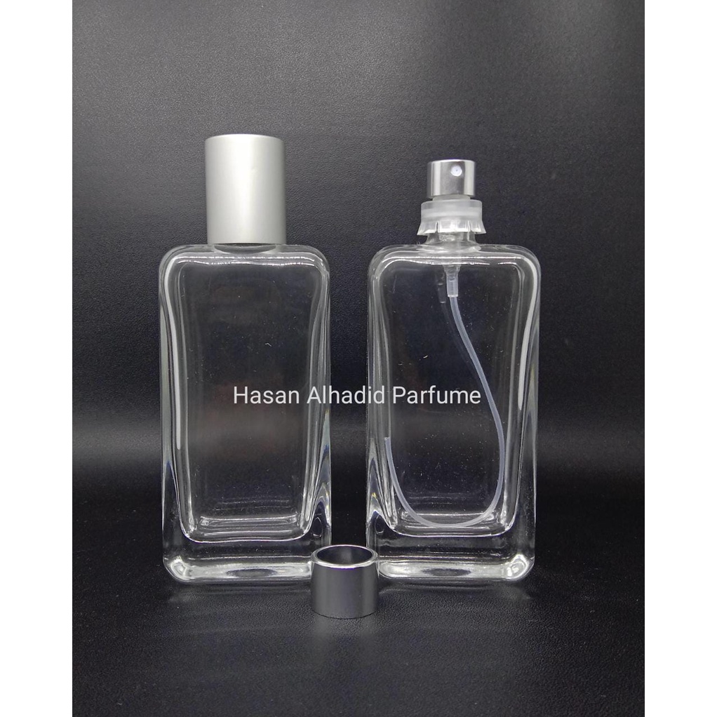 Botol Parfume V32640 50ml Easypum Silver Tutup Doft Lusinan