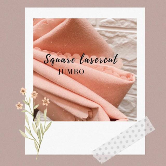 SQUARE LASERCUT JUMBO