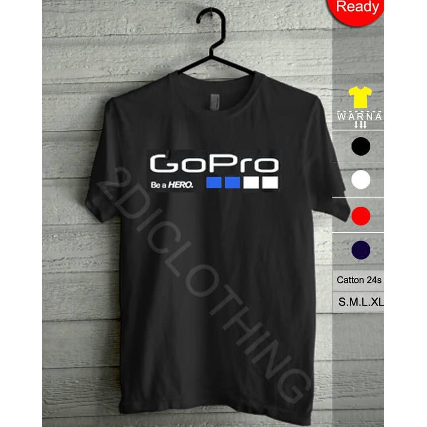 Kaos gopro / kaos camera gopro / kaos selfie gopro