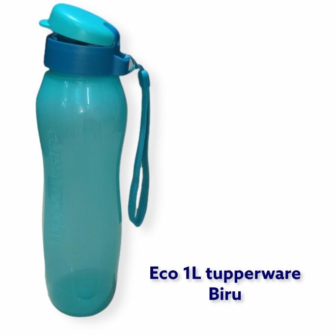 Best Seller Botol Air Minum Eco 1Liter Tupperware Warna Fanta Dan Hitam 2Pcs Promo