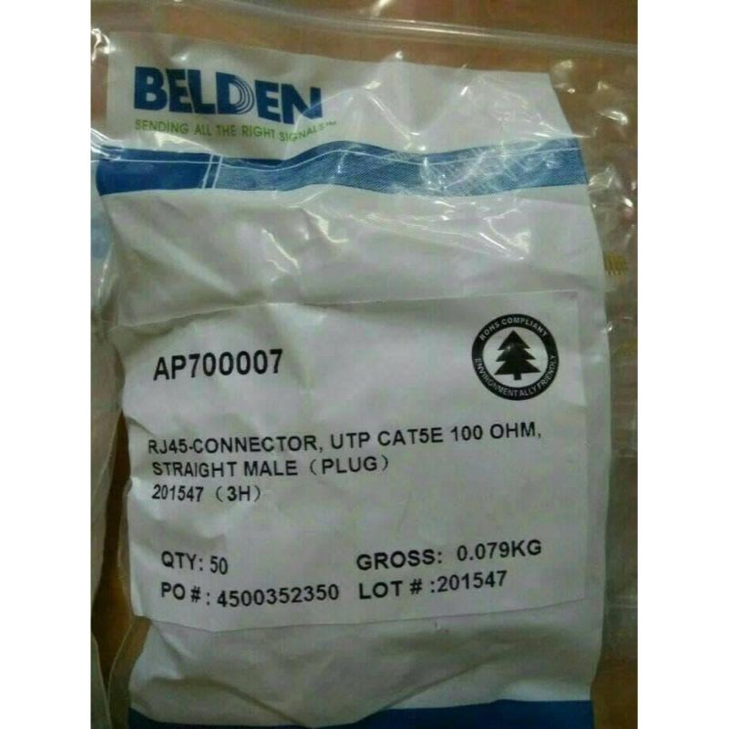 RJ45 connector cat 5e Belden AP700007 original