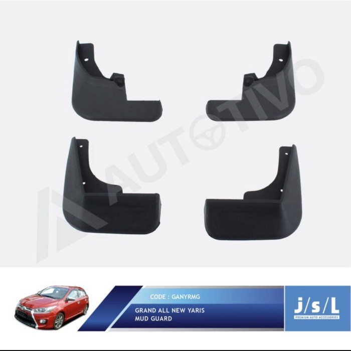 PAKET All new Yaris 2015 2017 Mud Guard mudguard tahanan karpet lumpur ban LIMITIED