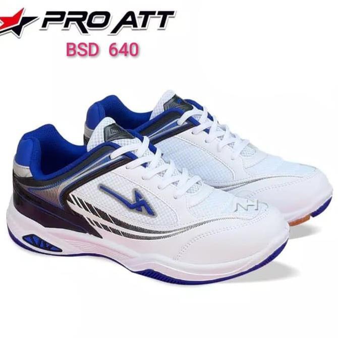 SEPATU BADMINTON // SEPATU PRO ATT BSD 640 SEPATU BADMINTON SIZE 40 - 43 ORIGINAL MURAH - PUTIH