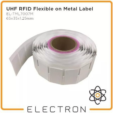 UHF RFID Metal Tag Label Sedang Impinj Monza R6-P EL-UHF-TML7007M