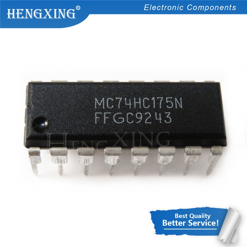 100pcs Ic HD74HC175P SN74HC175N 74HC175 DIP-16