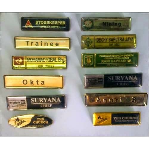 

Nama Dada / Name Tag / Papan Nama Kuningan & Stainless