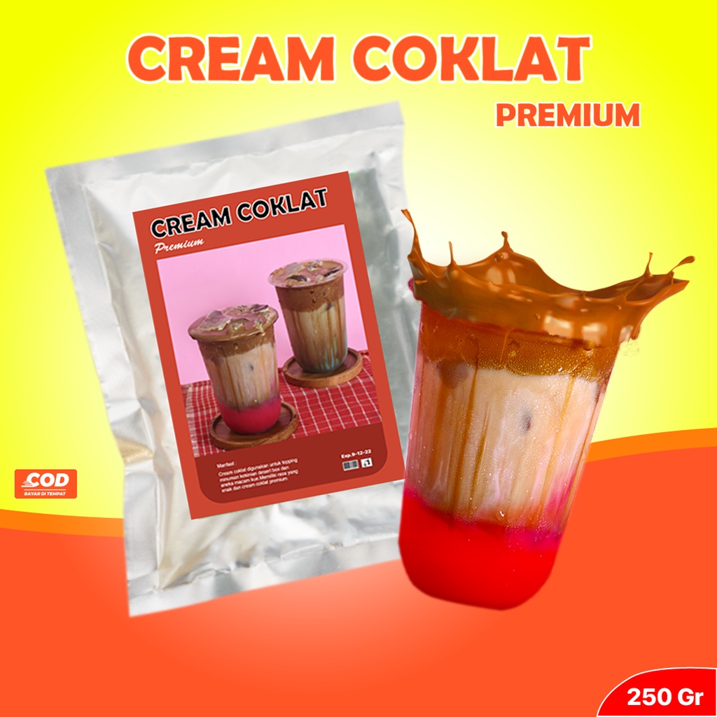 BUBUK PREMIUM DALGONA COKLAT /  CREAM COKLAT PREMIUM / DALGONA POWDER COKLAT / CREAM COKLAT 250G