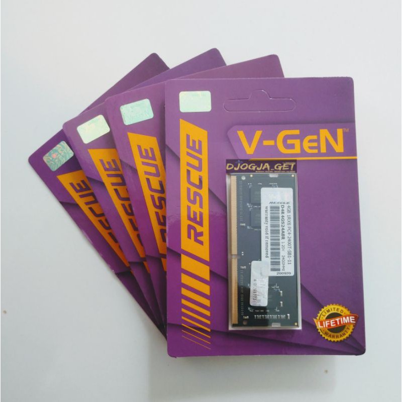 RAM DDR4 Sodimm V-Gen RESCUE 4Gb, 8Gb, 16Gb