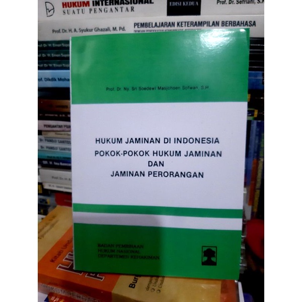 Buku HUKUM JAMINAN DI INDONESIA (SRI SOEDEWI)