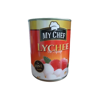 

MY CHEF LYCHEE IN SYRUP 565g | SIRUP KALENG MY CHEF LYCHEE