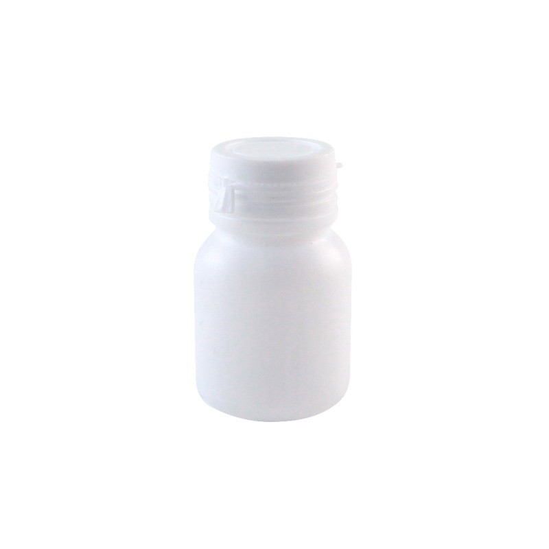 PROMO BOTOL HDPE CAPSUL POLOS 60ML - BOTOL TEMPAT KAPSUL OBAT HIGIENIS MURAH DIAMETER 5CM