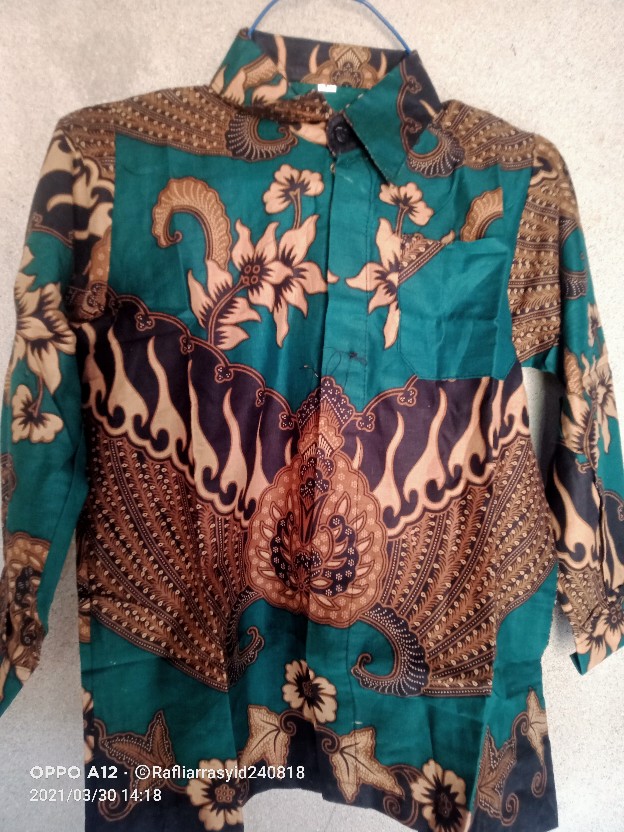 Kemeja Batik Lengan Panjang Anak Cowok Baju Batik Anak Cowok Batik Anak Laki Laki Size S M L Xl