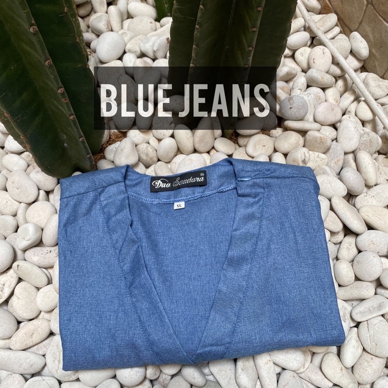 [LENGAN PANJANG] OK TWO TONE / DENIM EDITION / MEDICAL SCRUB / BAJU JAGA / BAJU OK/ BAJU PERAWAT / BAJU JAMAL DENIM / BAJU OK TWO TONE LENGAN PANJANG-BLUE JEANS-LGN PANJG