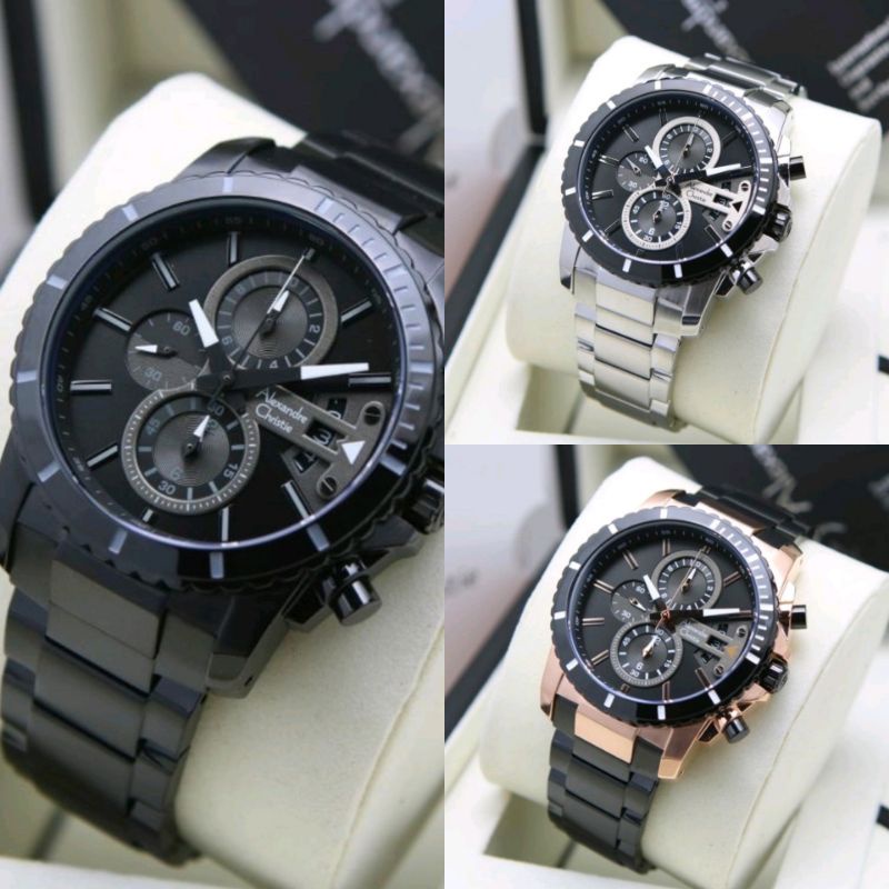 Jam Tangan Pria Alexander Christie Ac 6532 Original Include Box