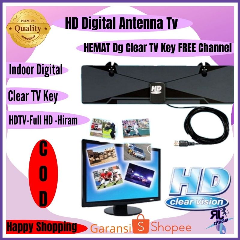 antena TV antena digital TV kabel antena  indoor antena TV led  antena dalam rumah penambah sinyal