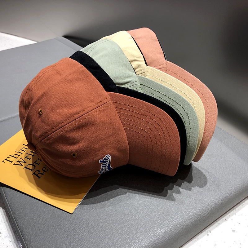 NEXTSTOP-198 Unisex Topi Baseball Pira Wanita Hat Soft Material Bordir Chuch Soft Cotton