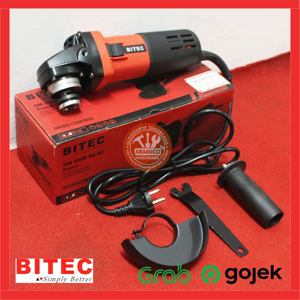Mesin Gerinda Tangan Bitec GM5200 Angle Grinder