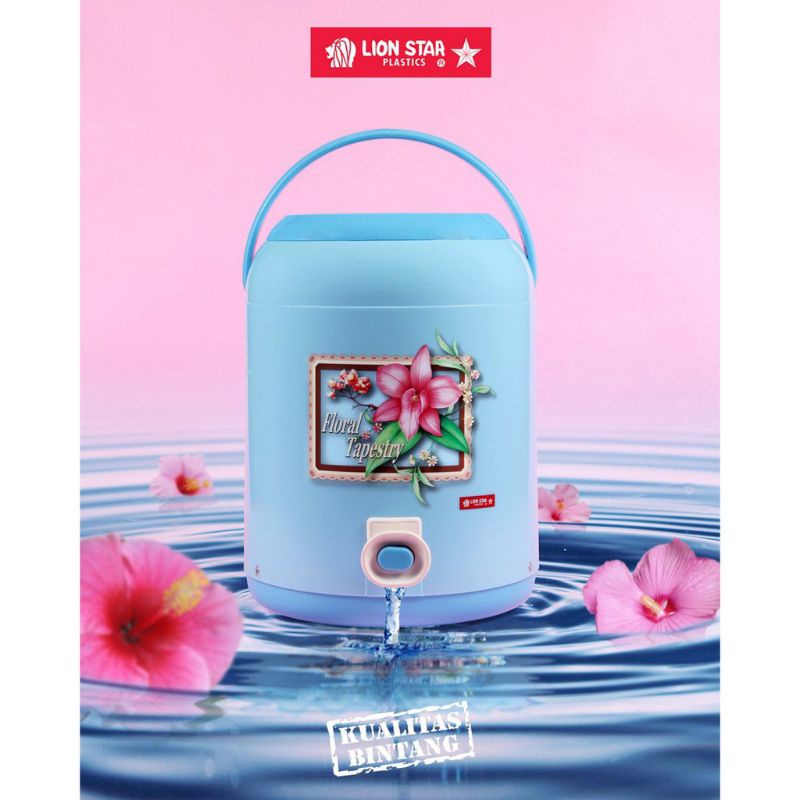 Blue sky drink jar 4 liter Lion star Jumbo Air panas dan dingin