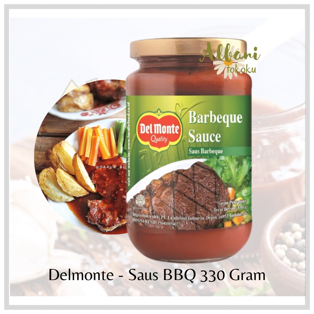 

❤️ Albani ❤️ Del Monte Barbeque Sauce Kemasan 330 gr - Saus BBQ - Delmonte