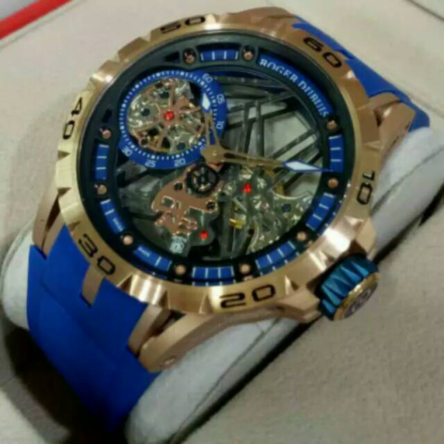 ORIGINAL JAM TANGAN PRIA BAGUS ROGER DUBUIS AUTOMATIC