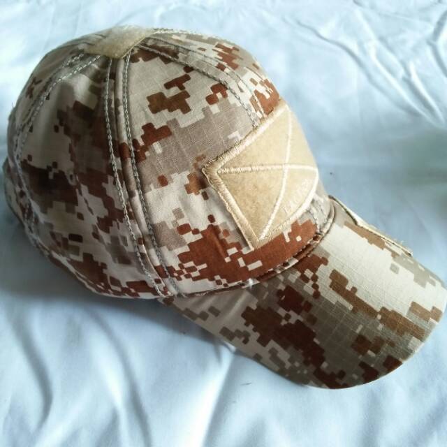 Topi tactical loreng gurun/desert,camo oak cotton bordir