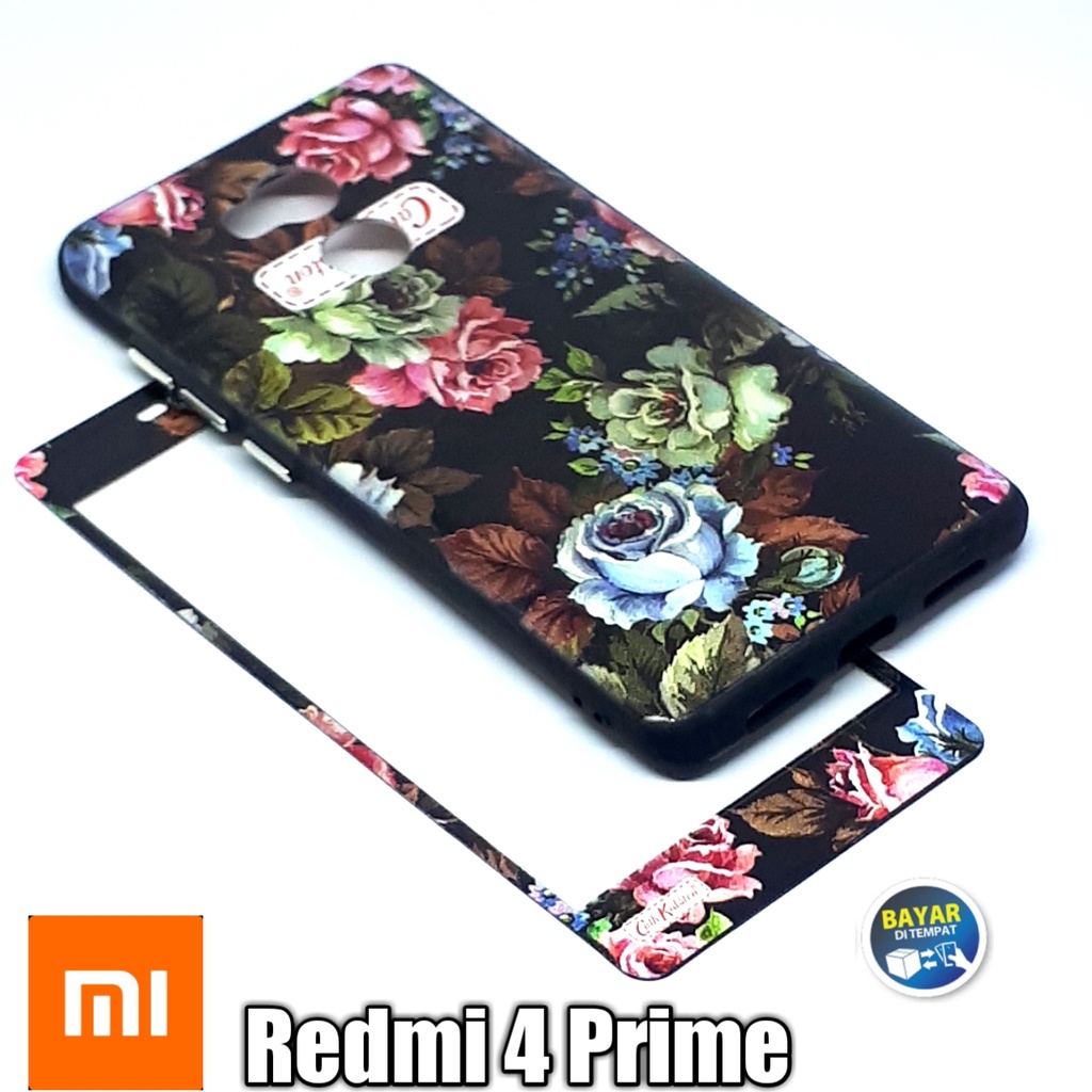 Casing Xiaomi Redmi 4 Prime Case 360 CK + Tempered Glass