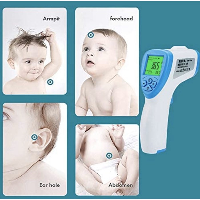 Termometer Infrared Digital Thermometer Tembak Alat Pengukur Suhu